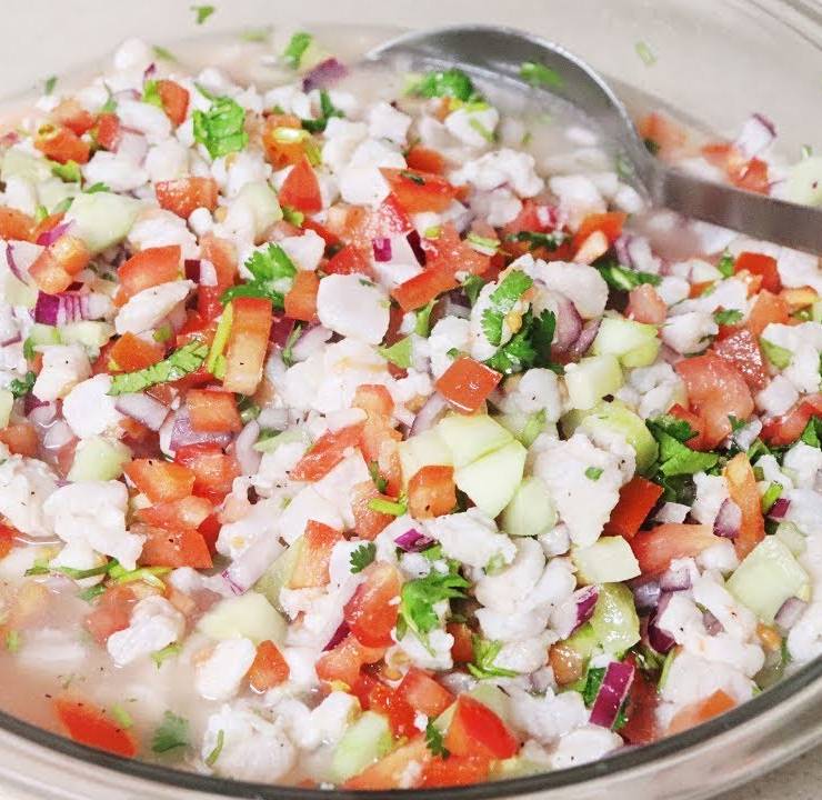 Ceviche de pescado